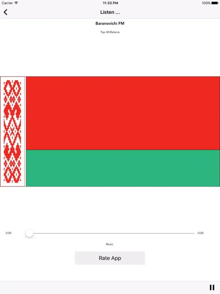 Radios Belarus Live - belarusian radio iPad  স্ক্রিনশট
