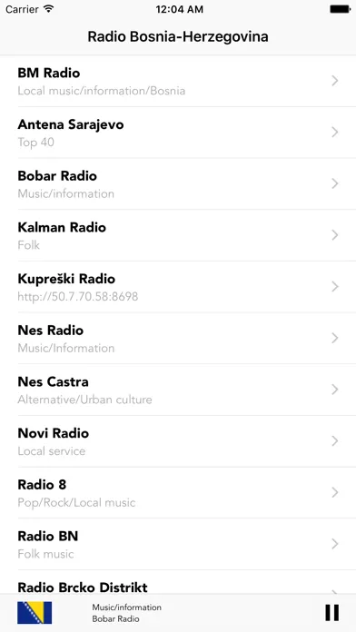 BOSNIA HERZEGOVINA RADIOS Screenshots