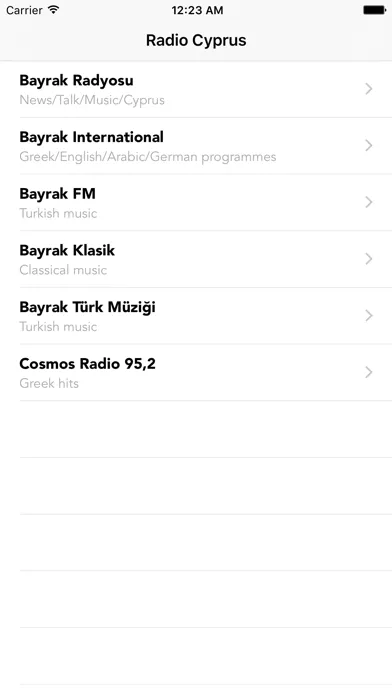 Radio Cyprus Live FREE (e radio - eradio) स्क्रीनशॉट
