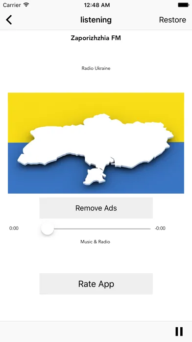 Ảnh chụp màn hình của Radio Ukraine: News & Music international Online FM Stations