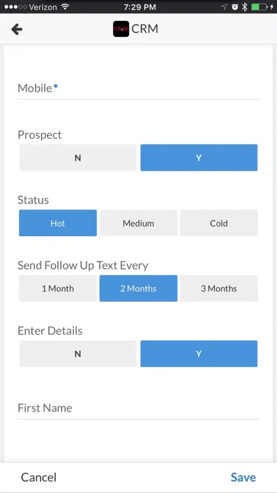 Capturas de pantalla de CRuM CRM