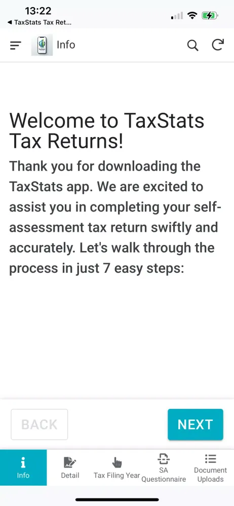TaxStats Tax Returns স্ক্রিনশট