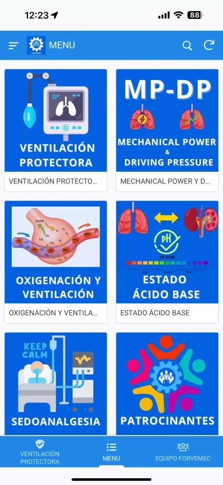 Tangkapan skrin VENTILACION PROTECTORA