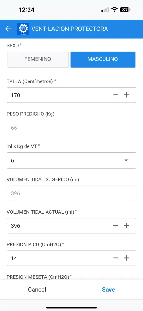 Tangkapan skrin VENTILACION PROTECTORA