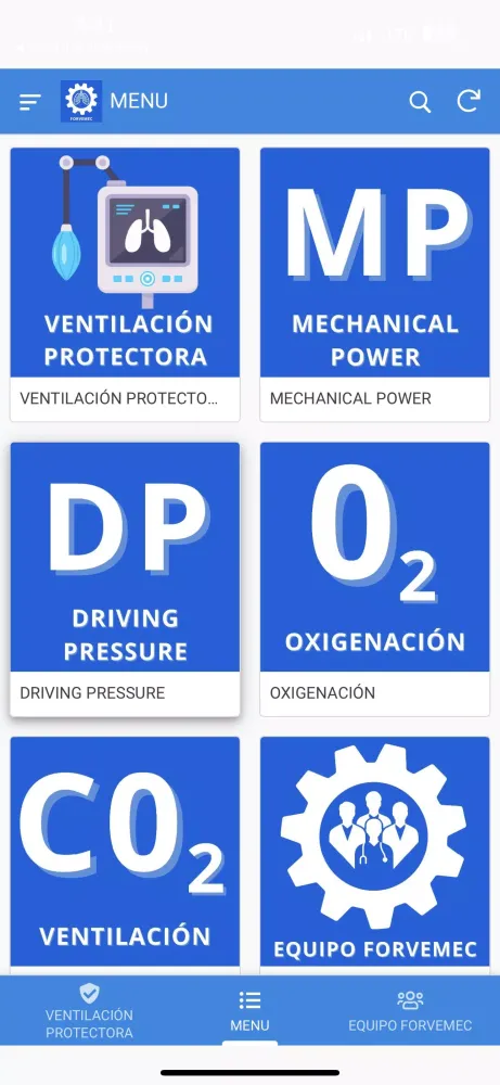 Tangkapan skrin VENTILACION PROTECTORA