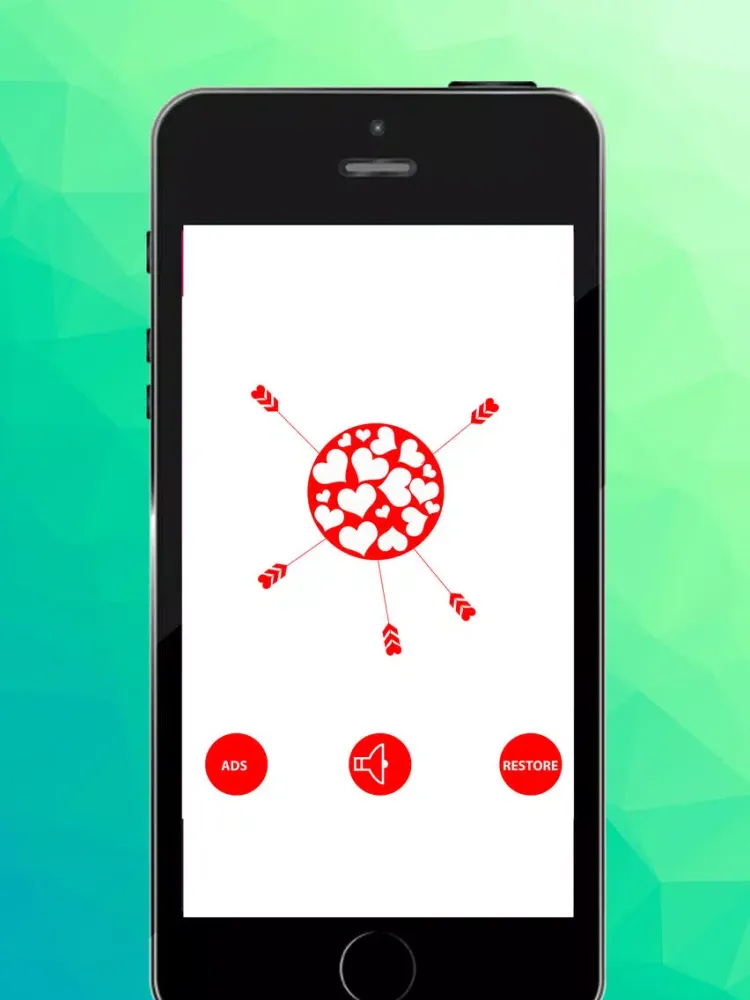 Capturas de tela do Valentains Arrows Archery Masters Heart Dart Shot iPad 