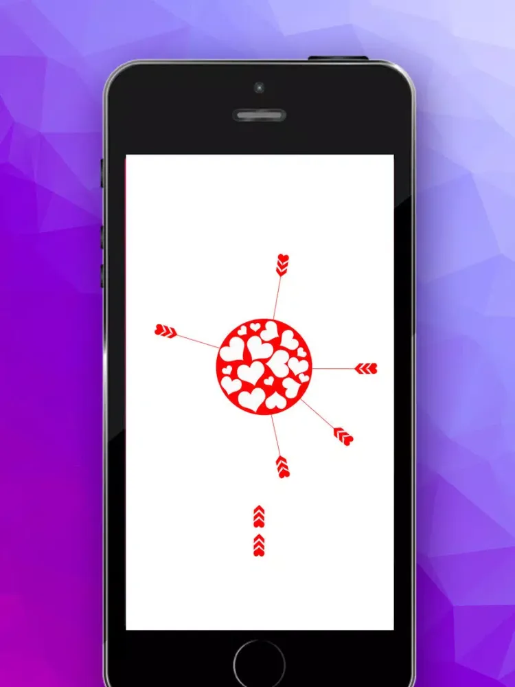 Capturas de tela do Valentains Arrows Archery Masters Heart Dart Shot iPad 