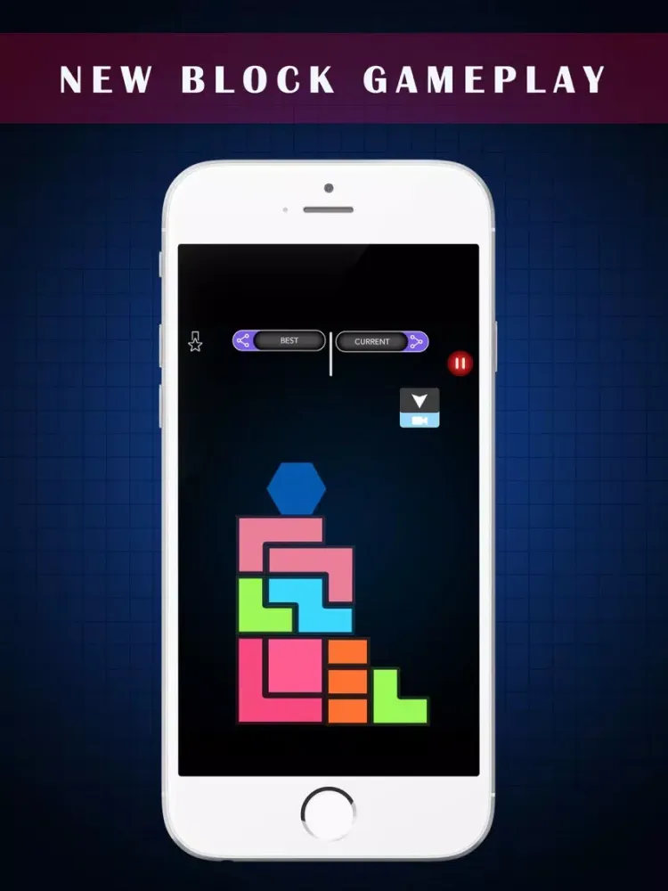 Capturas de pantalla de Hexa Blast Pong: Bash Blocks To Down iPad 