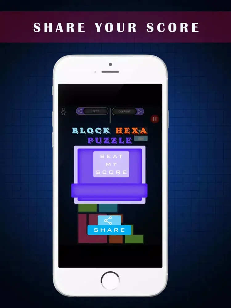 Capturas de pantalla de Hexa Blast Pong: Bash Blocks To Down iPad 