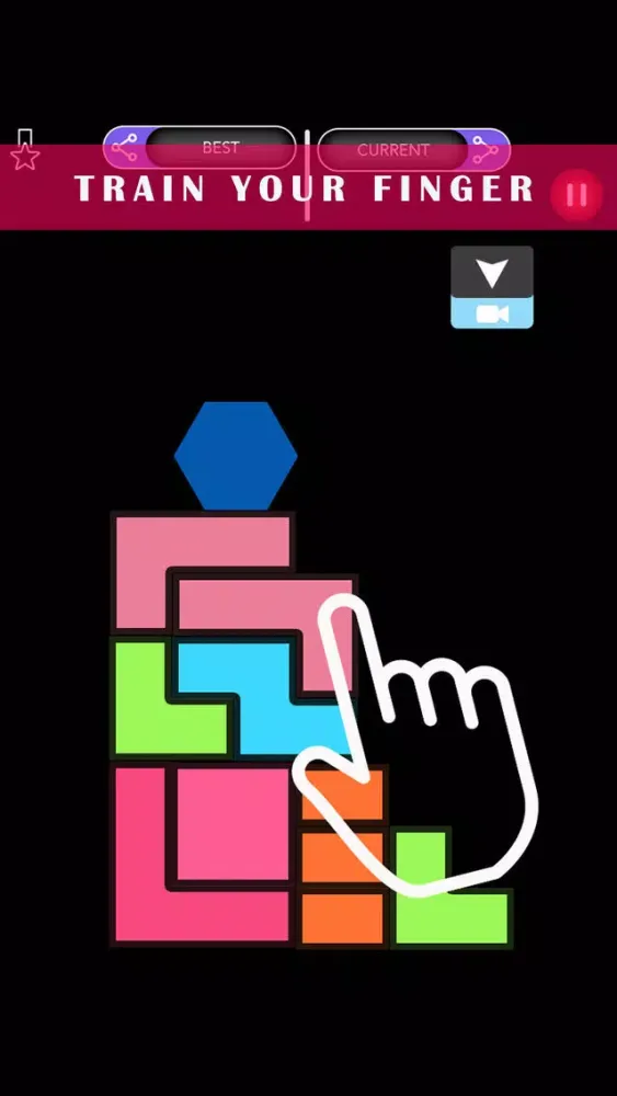 Capturas de pantalla de Hexa Blast Pong: Bash Blocks To Down