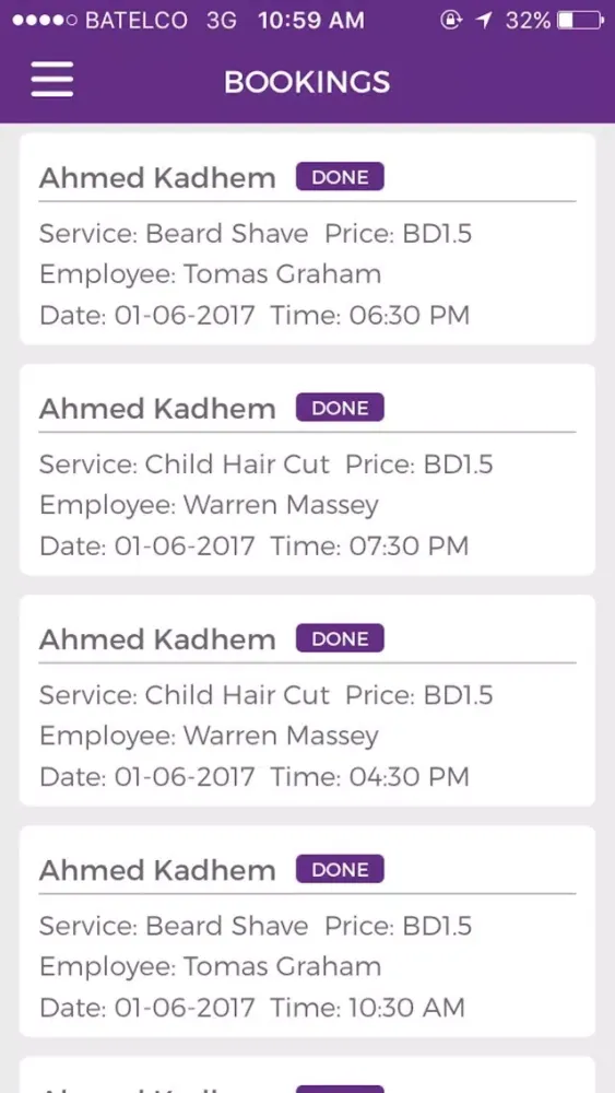 Ảnh chụp màn hình của Snips Admin