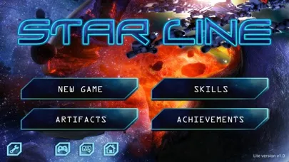 Capturas de tela do Star Line Defense