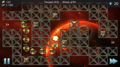 Capturas de tela do Star Line Defense