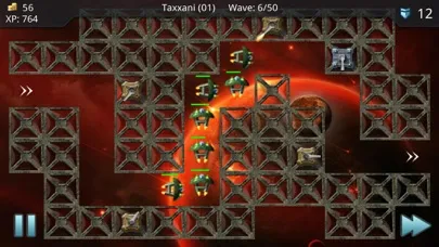 Capturas de tela do Star Line Defense