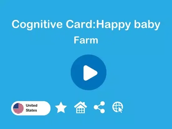 Ảnh chụp màn hình của Farm Cognitive Card:Happy baby iPad 