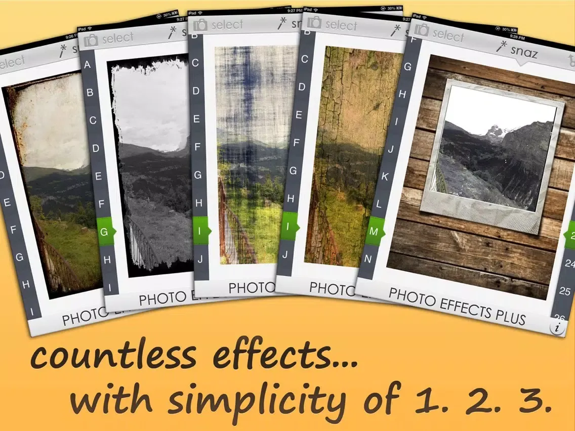 ภาพหน้าจอของ Photo Effects Plus iPad 