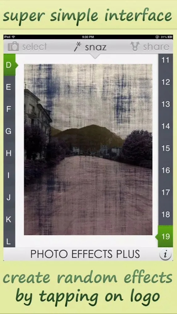 ภาพหน้าจอของ Photo Effects Plus