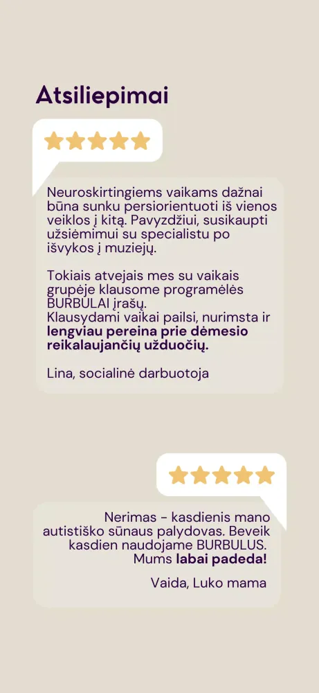 BURBULAI Screenshots