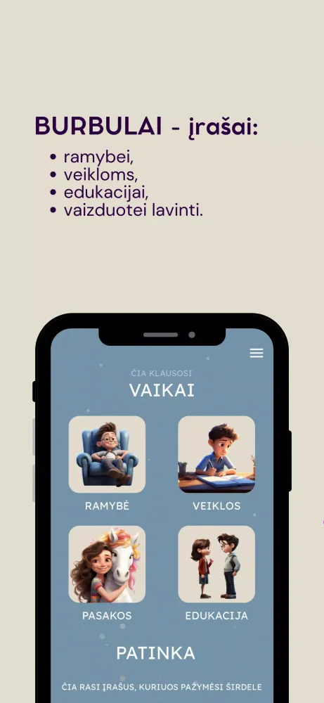 BURBULAI Screenshots