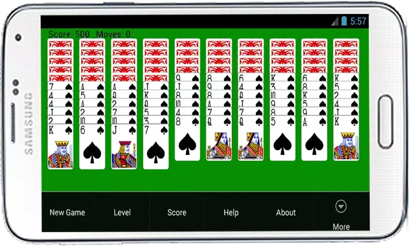 ภาพหน้าจอของ Spider Solitaire Card Game HD