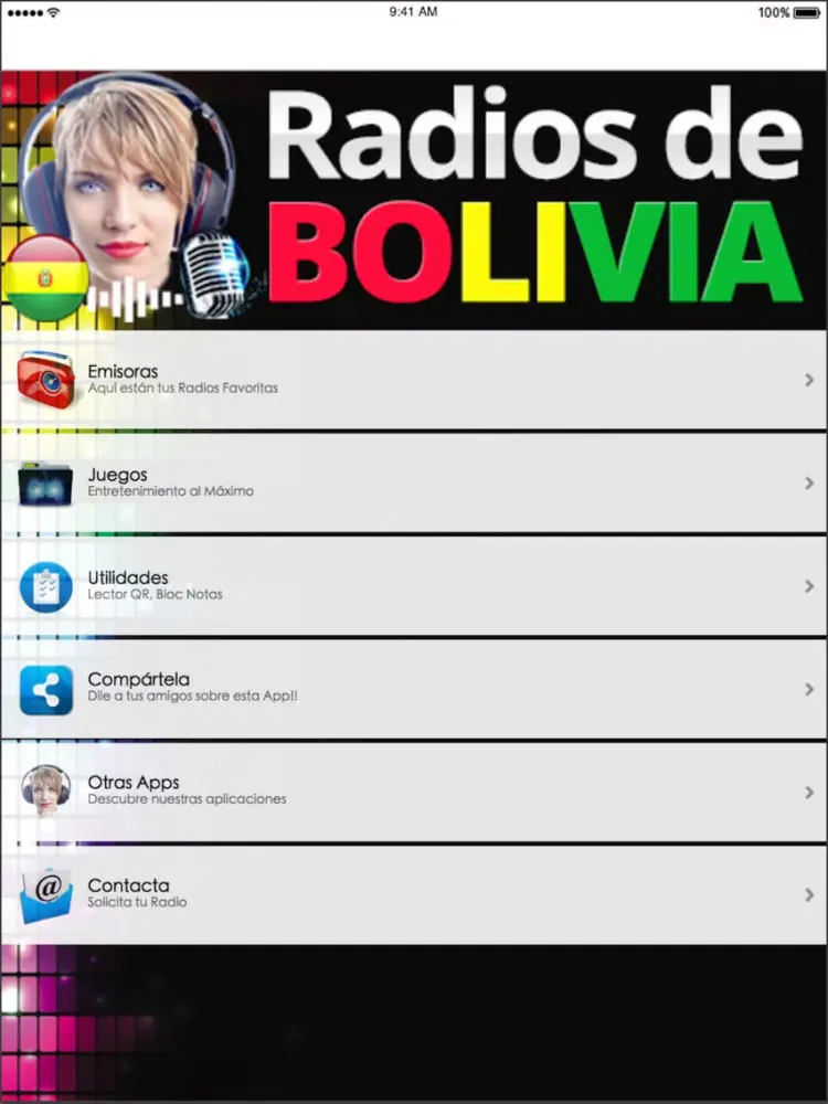 Скриншоты Radios Bolivia iPad 