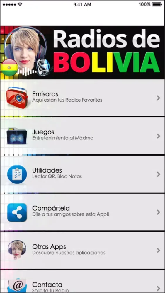 Скриншоты Radios Bolivia