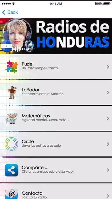 Ảnh chụp màn hình của Emisoras de Honduras