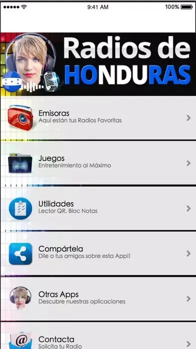 Ảnh chụp màn hình của Emisoras de Honduras