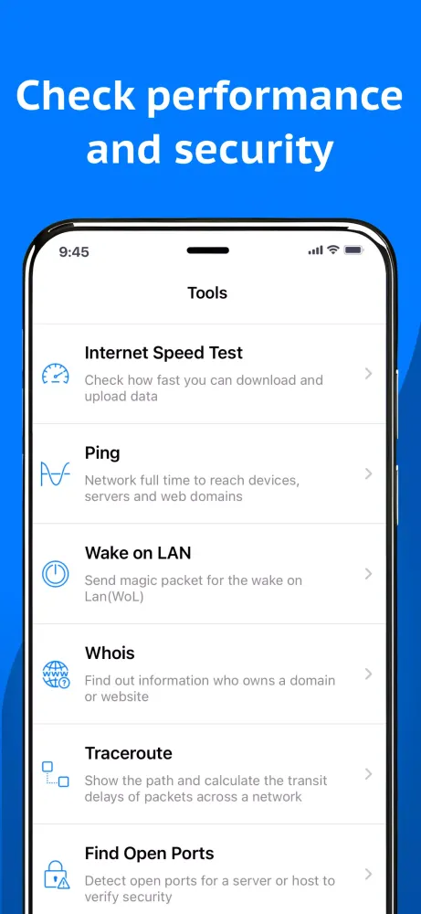 Network Analyzer Screenshots