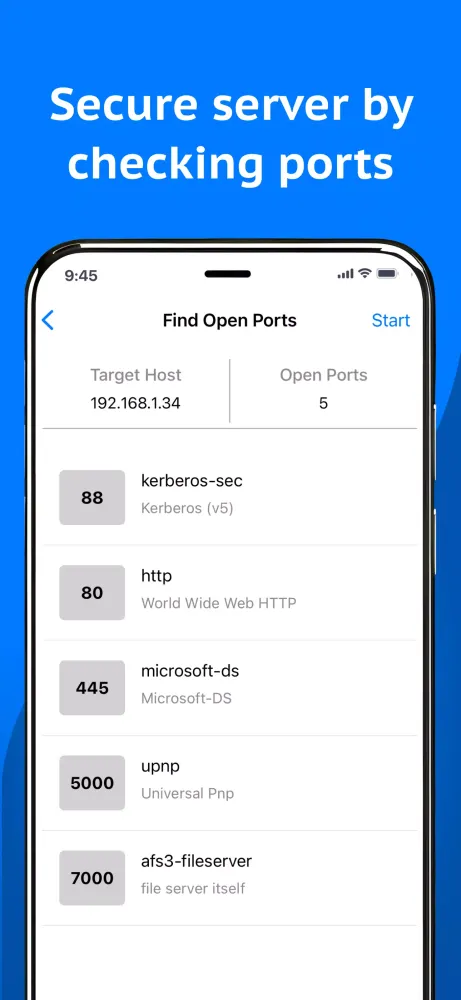 Network Analyzer Screenshots