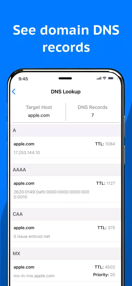 Network Analyzer Screenshots