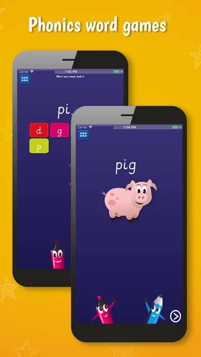 Capturas de pantalla de PocketPhonics Stories (full)
