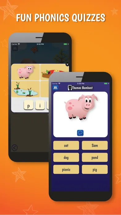 Capturas de pantalla de PocketPhonics Stories (full)