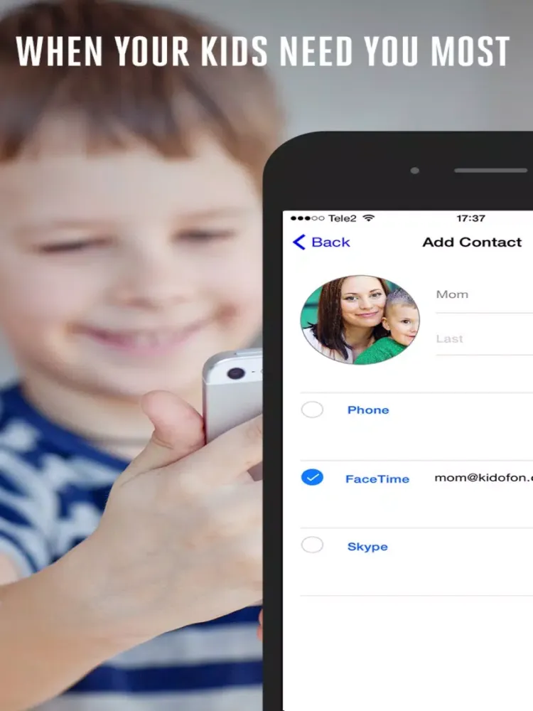 Tangkapan layar Kidofon - When Your Kids Need You Most! iPad 