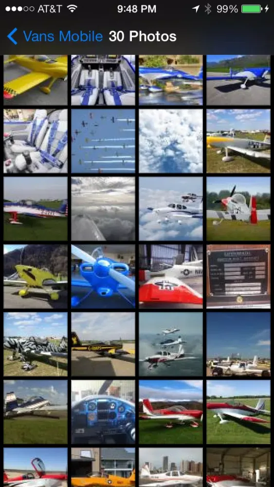 تصاویر Vans Mobile - RV Aircraft Enthusiasts Photo Sharing