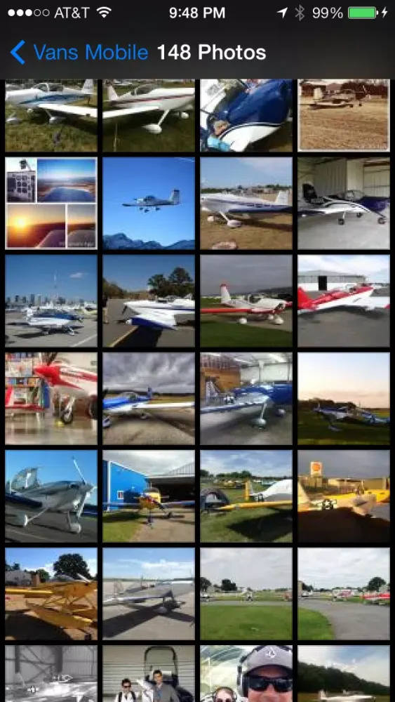 تصاویر Vans Mobile - RV Aircraft Enthusiasts Photo Sharing