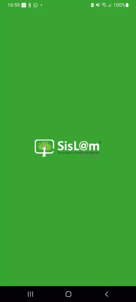 Capturas de tela do Sislam - Gestão Inteligente