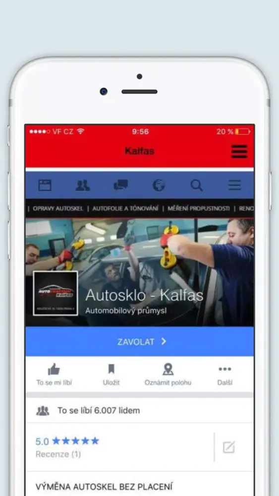 Captures d'écran de Autocentrum Kalfas