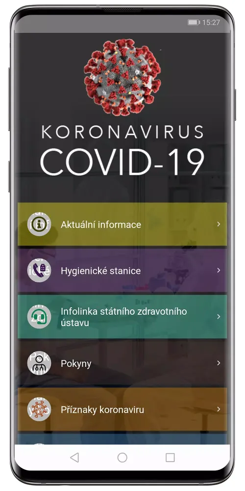 Koronavirus COVID-19 Screenshots