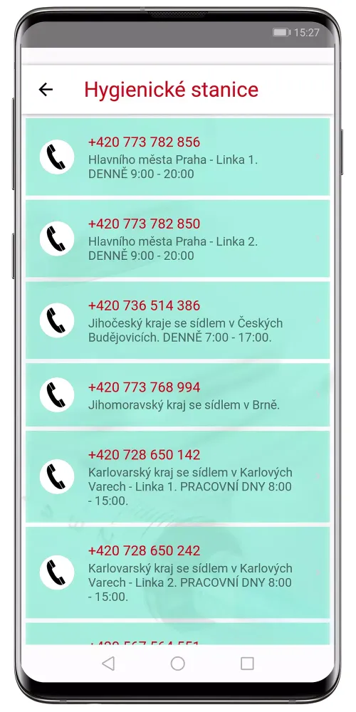 Koronavirus COVID-19 Screenshots