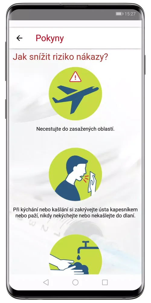 Koronavirus COVID-19 Screenshots