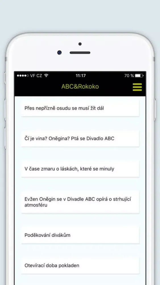 Скриншоты Divadla ABC a Rokoko
