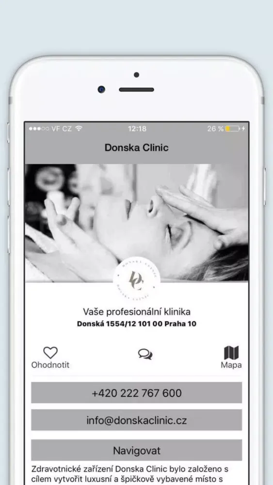 Captures d'écran de Donská clinic