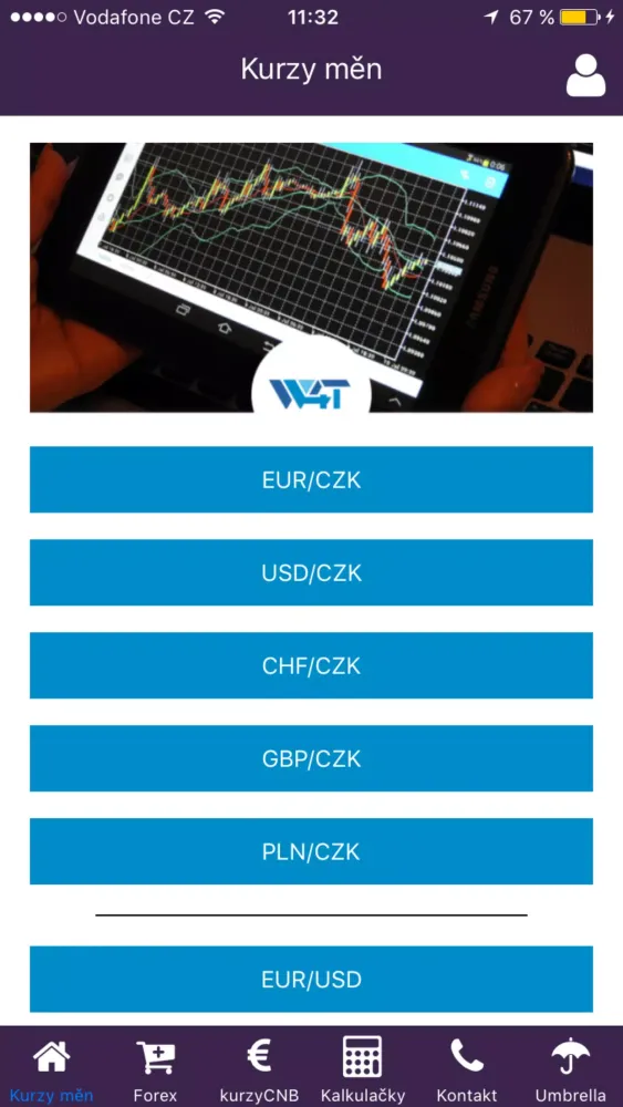 Kurzy měn Screenshots