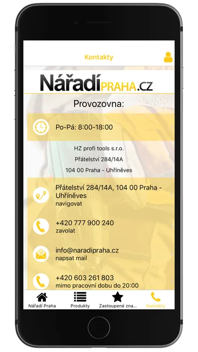 Captures d'écran de Nářadí Praha