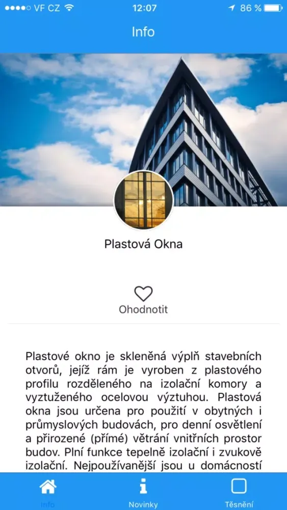 Plastová Okna Ekran Görüntüleri
