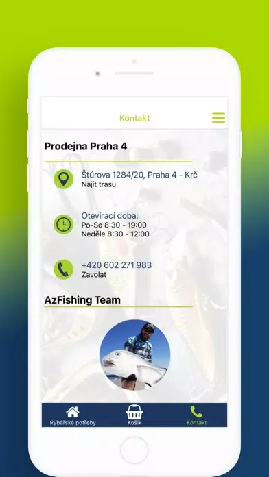 Screenshot di Rybářské potřeby