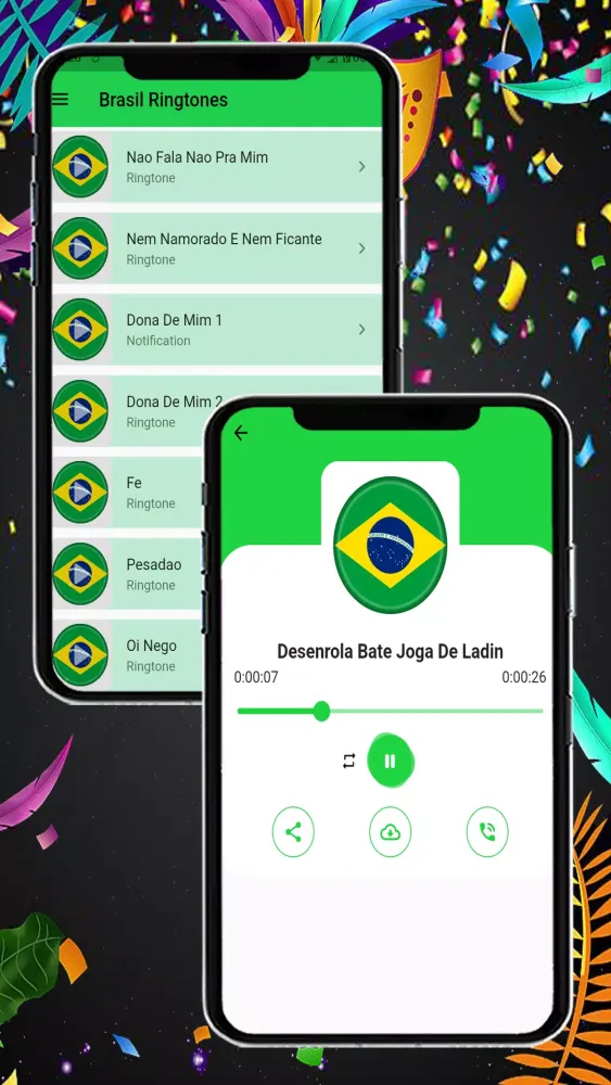 Brazil Ringtones Screenshots