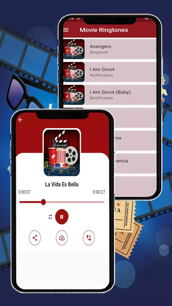 Capturas de pantalla de Movie Ringtones