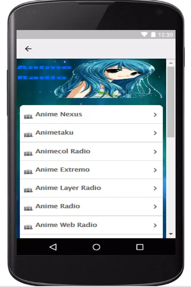 Anime Radio Screenshots